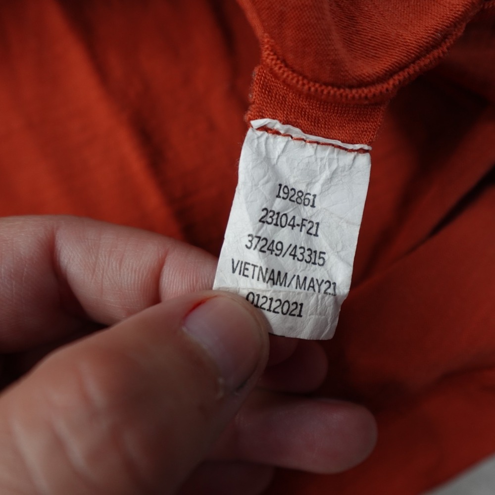 REI Merino 185 Half Zip Womens Small Orange 100% Merino Wool Base Layer - Picture 6 of 10
